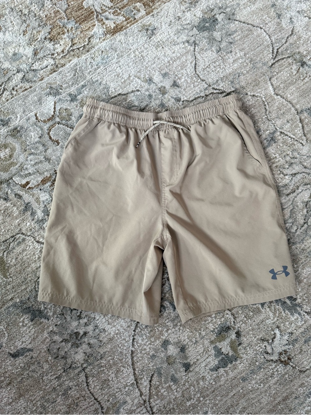 Under Armour Men's Khaki Athletic Drawstring Shorts